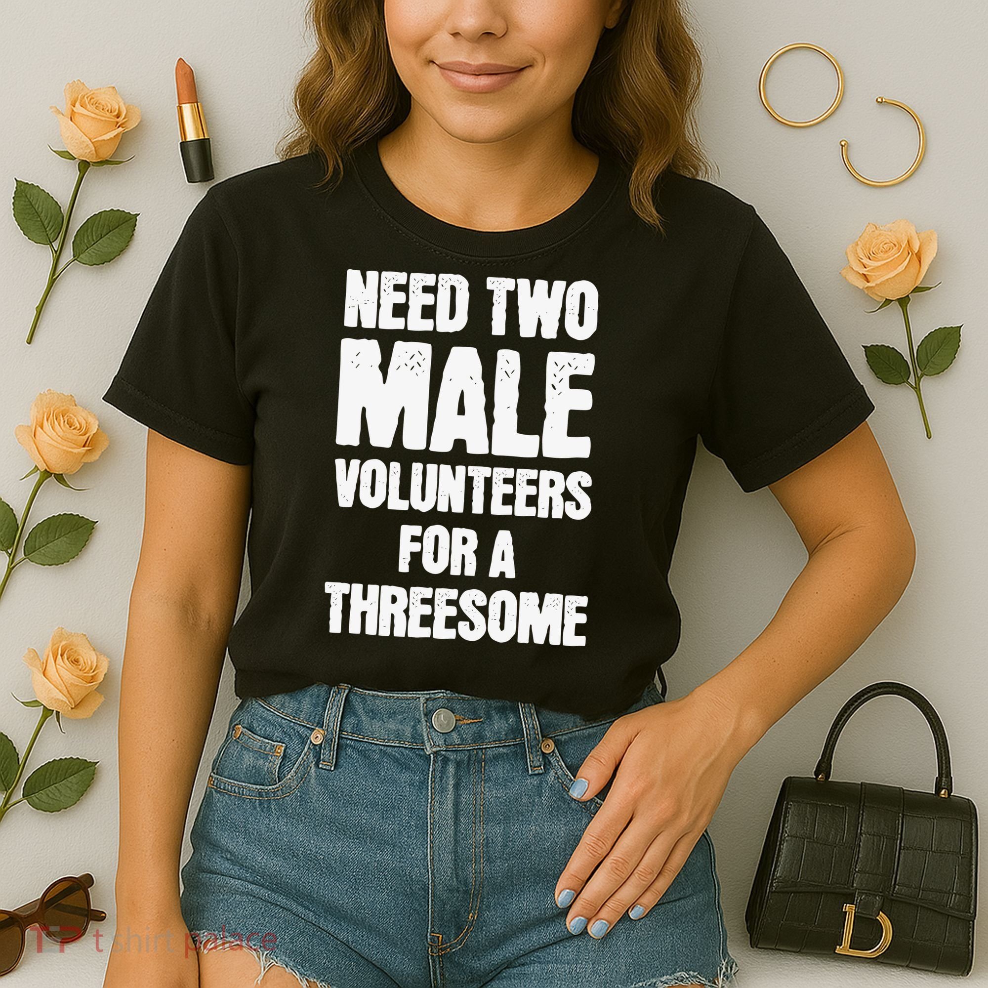 Need Two Male Volunteers For A Threesome Comfort Colors Boxy T-Shirt