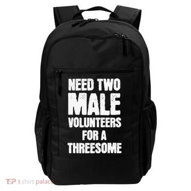 Need Two Male Volunteers For A Threesome Backpack