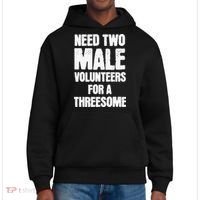 Need Two Male Volunteers For A Threesome District V.I.T. Heavyweight Hoodie thumb 0