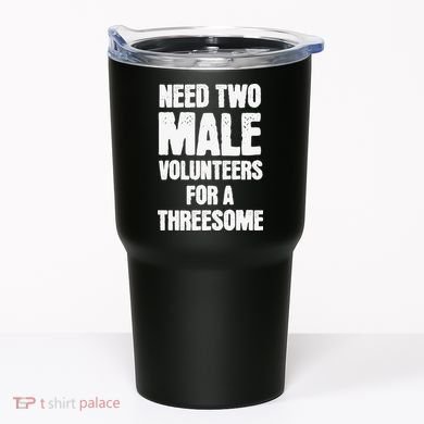 Need Two Male Volunteers For A Threesome Tumbler