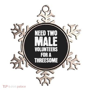 Need Two Male Volunteers For A Threesome Ornament