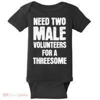 Need Two Male Volunteers For A Threesome Baby Bodysuit thumb 0