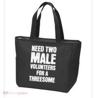 Need Two Male Volunteers For A Threesome Tote Bag thumb 3
