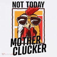 Not Today Mother Clucker Cool Chicken Lover Pun Farming Beanie thumb 2