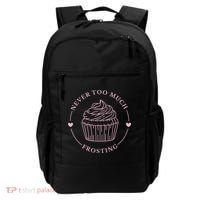 Never Too Much Frosting Cupcake Baker Backpack thumb 0