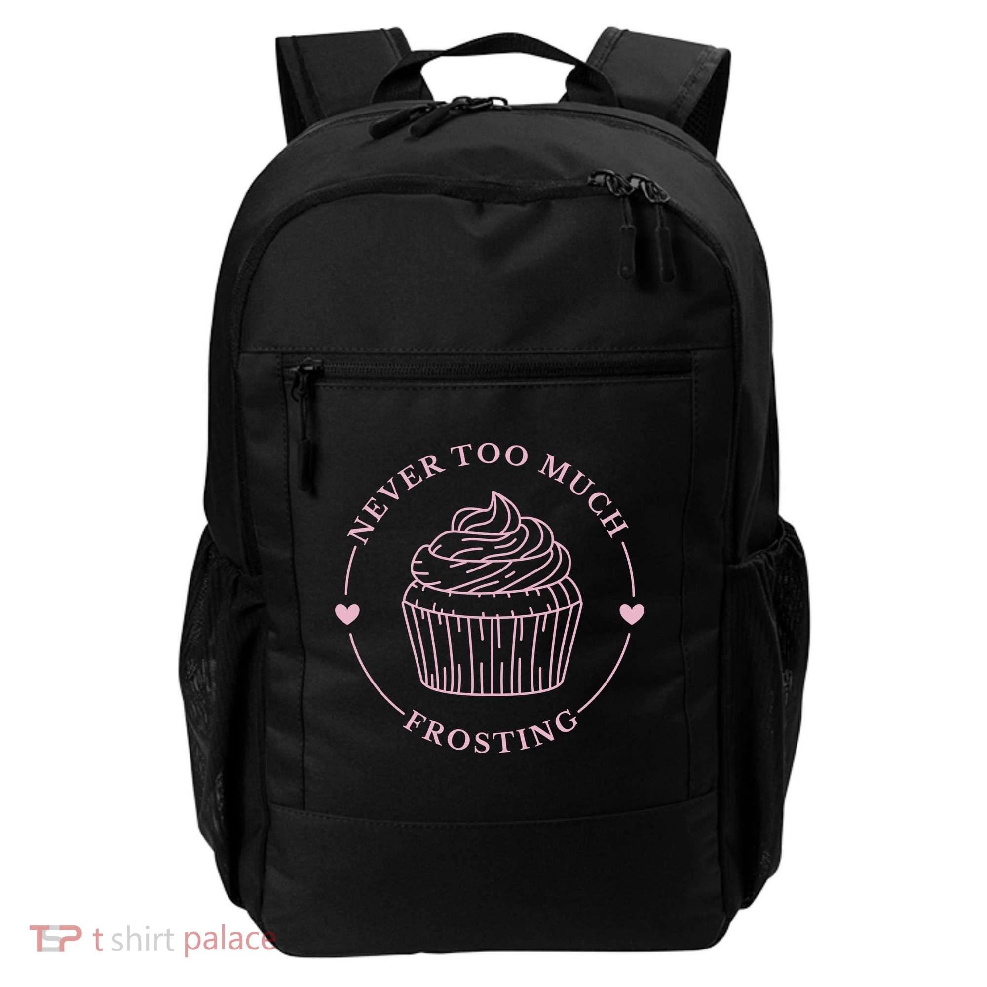Never Too Much Frosting Cupcake Baker Backpack