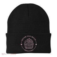 Never Too Much Frosting Cupcake Baker Beanie thumb 0