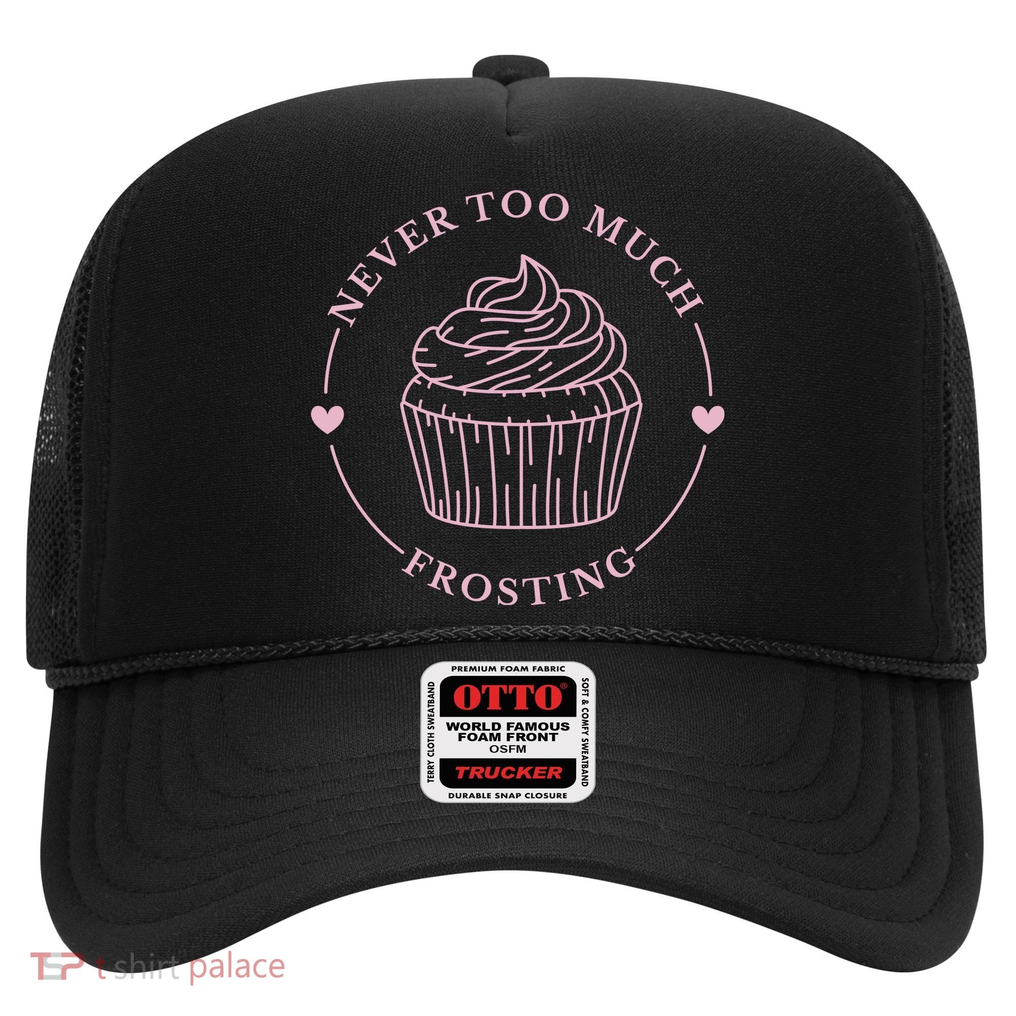 Never Too Much Frosting Cupcake Baker Hat