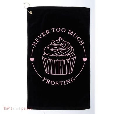 Never Too Much Frosting Cupcake Baker Golf Towel
