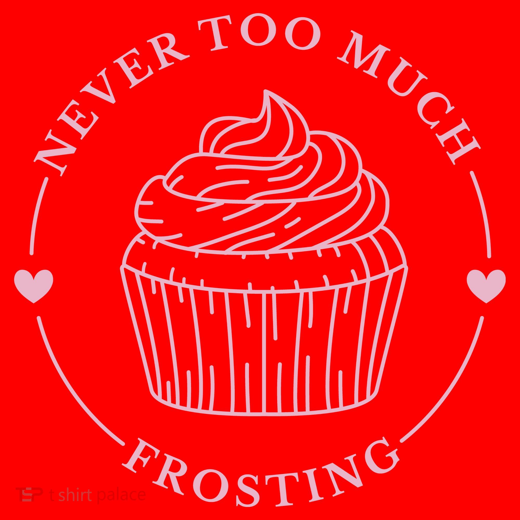 Never Too Much Frosting Cupcake Baker Santa Hat