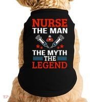 Nurse The Man The Myth The Legend Doggie Tank thumb 0