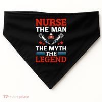 Nurse The Man The Myth The Legend USA-Made Doggie Bandana thumb 0