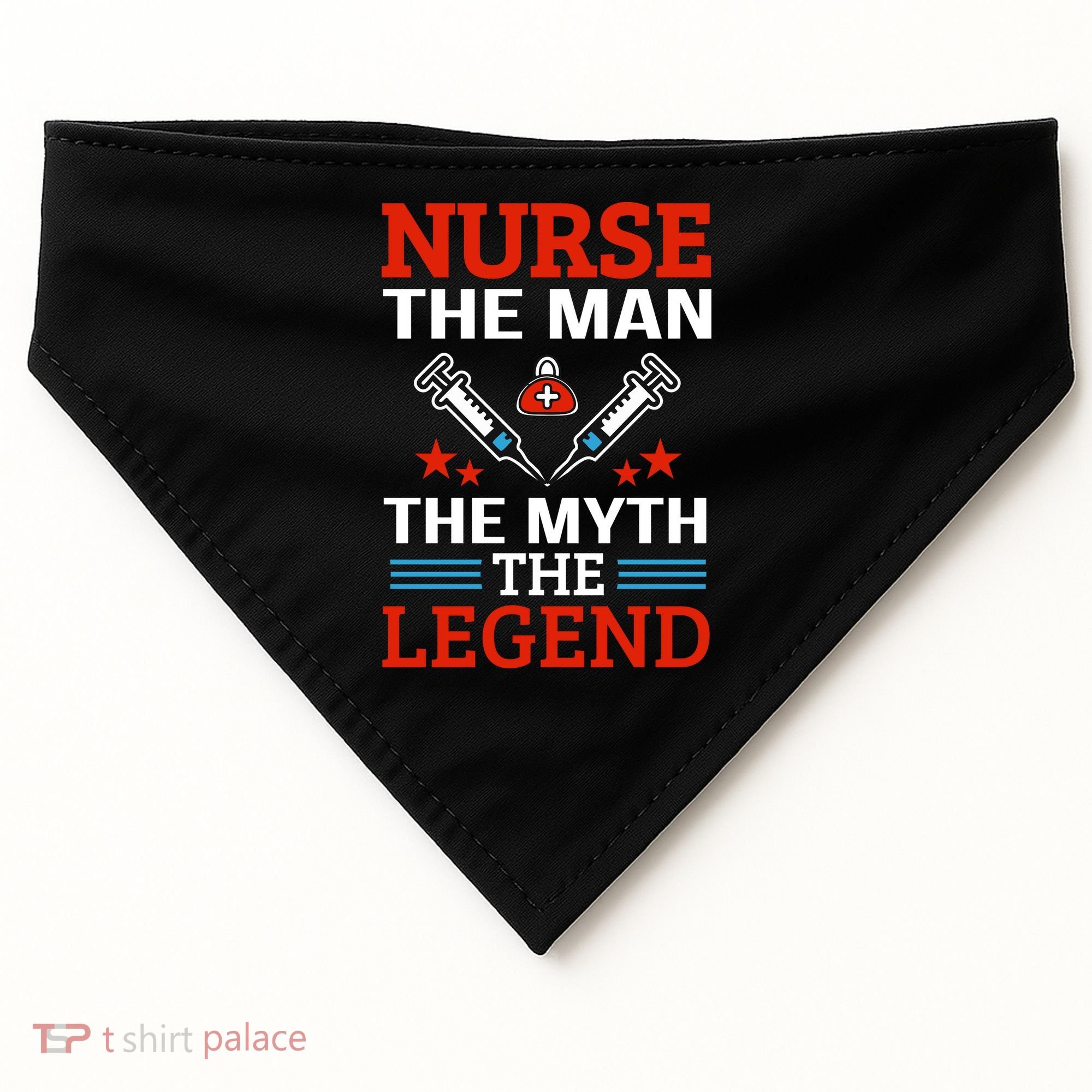Nurse The Man The Myth The Legend USA-Made Doggie Bandana