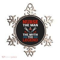 Nurse The Man The Myth The Legend Ornament thumb 0