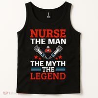 Nurse The Man The Myth The Legend Tank Top thumb 2