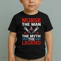 Nurse The Man The Myth The Legend Toddler T-Shirt thumb 2