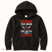 Nurse The Man The Myth The Legend Kids Hoodie thumb 0