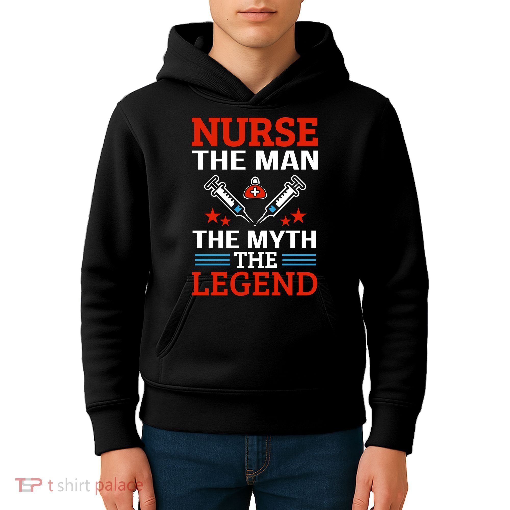 Nurse The Man The Myth The Legend Kids Hoodie