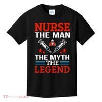 Nurse The Man The Myth The Legend Kids T-Shirt thumb 0