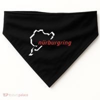 Nurburgring Track Map Graphic Hoody USA-Made Doggie Bandana thumb 0