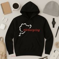 Nurburgring Track Map Graphic Hoody Hoodie thumb 3