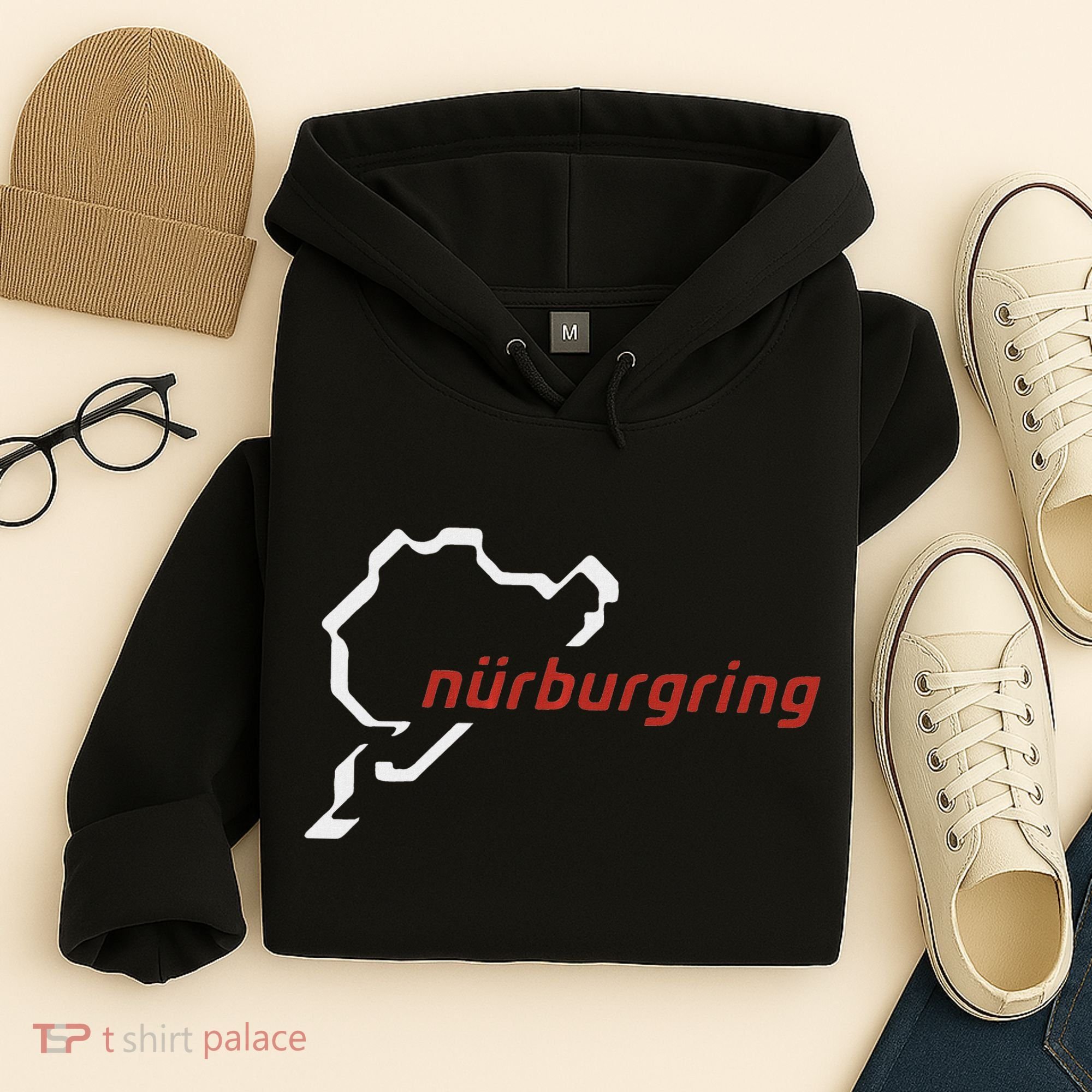 Nurburgring Track Map Graphic Hoody Hoodie