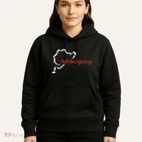 Nurburgring Track Map Graphic Hoody Hoodie thumb 5