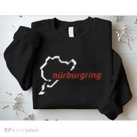 Nurburgring Track Map Graphic Hoody Sweatshirt thumb 2