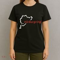 Nurburgring Track Map Graphic Hoody T-Shirt thumb 4