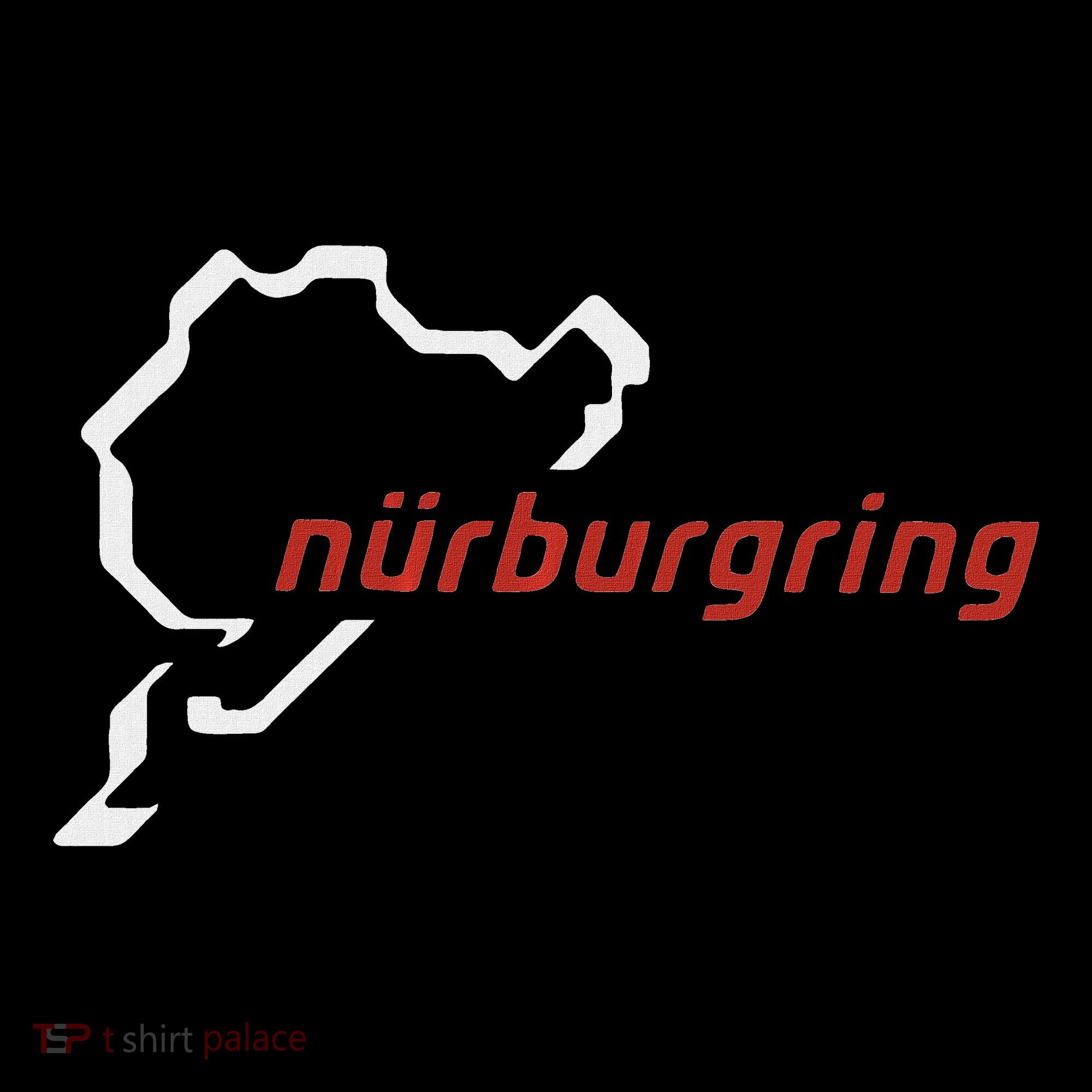 Nurburgring Track Map Graphic Hoody T-Shirt
