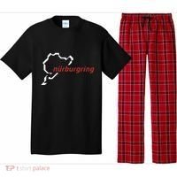 Nurburgring Track Map Graphic Hoody Pajama Set thumb 0