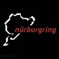 Nurburgring Track Map Graphic Hoody Women's Hoodie thumb 2