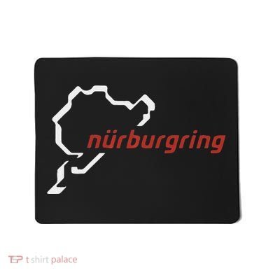 Nurburgring Track Map Graphic Hoody Mousepad