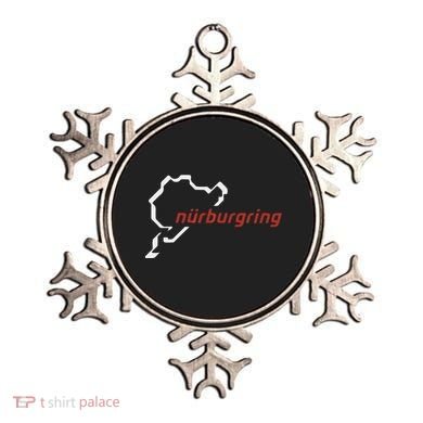 Nurburgring Track Map Graphic Hoody Ornament