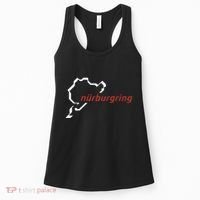 Nurburgring Track Map Graphic Hoody Women's Tank Top thumb 0