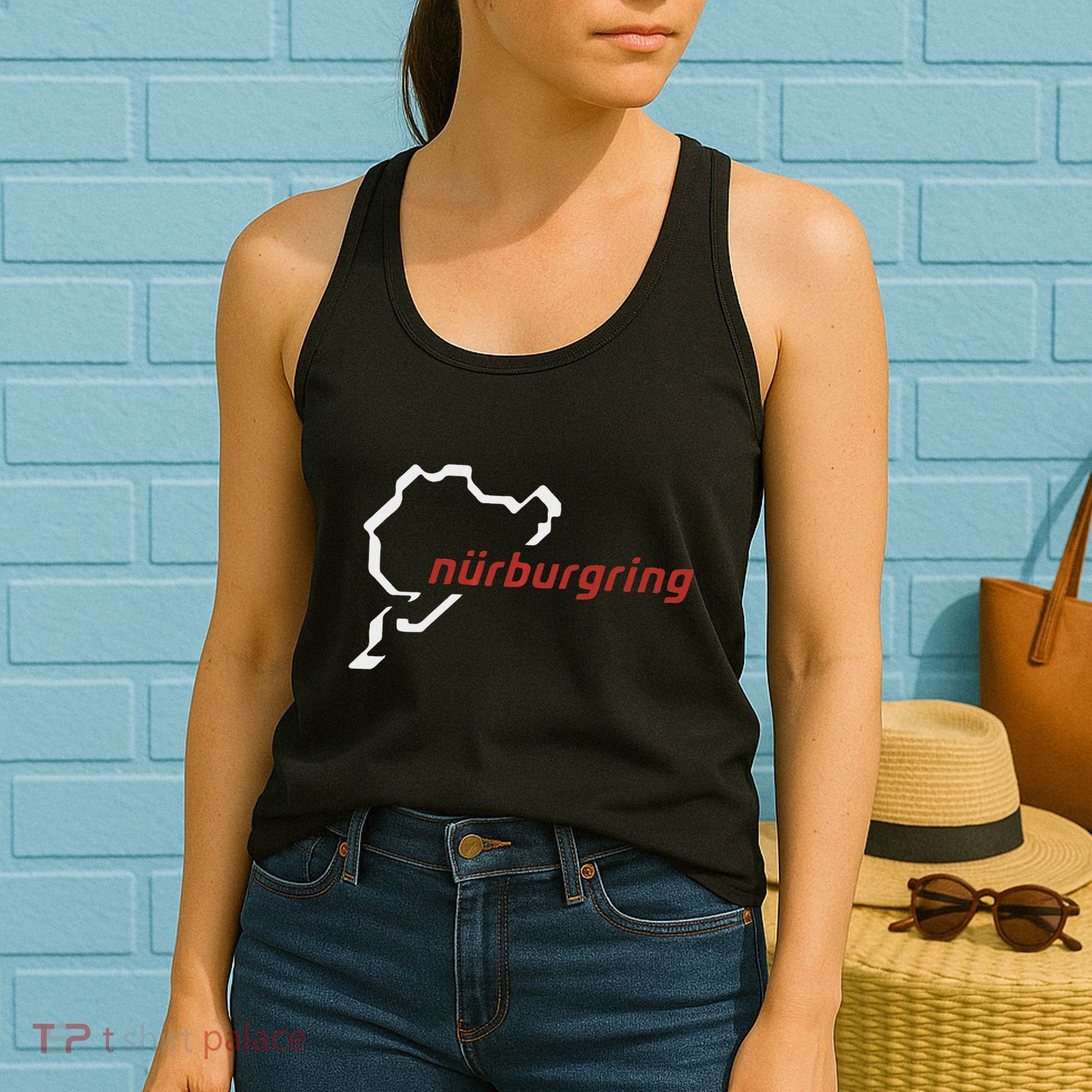 Nurburgring Track Map Graphic Hoody Women's Tank Top