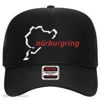 Nurburgring Track Map Graphic Hoody Hat thumb 0