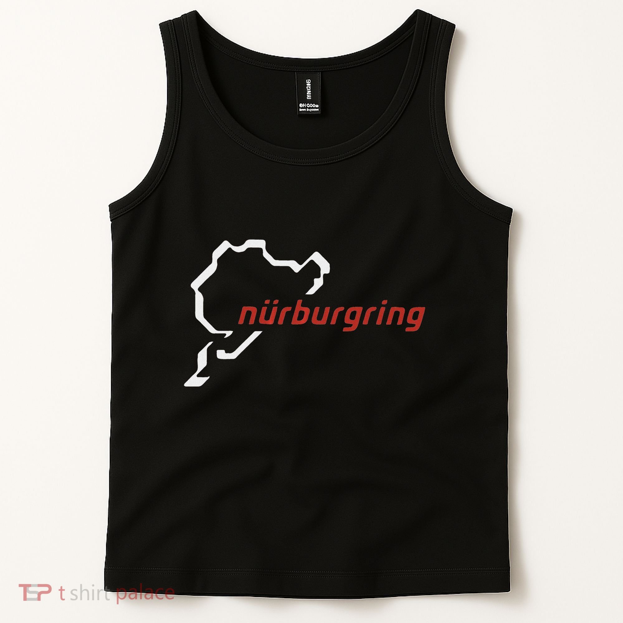 Nurburgring Track Map Graphic Hoody Tank Top