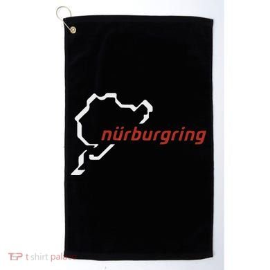 Nurburgring Track Map Graphic Hoody Golf Towel