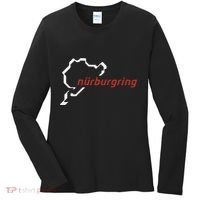 Nurburgring Track Map Graphic Hoody Women's Long Sleeve Shirt thumb 0