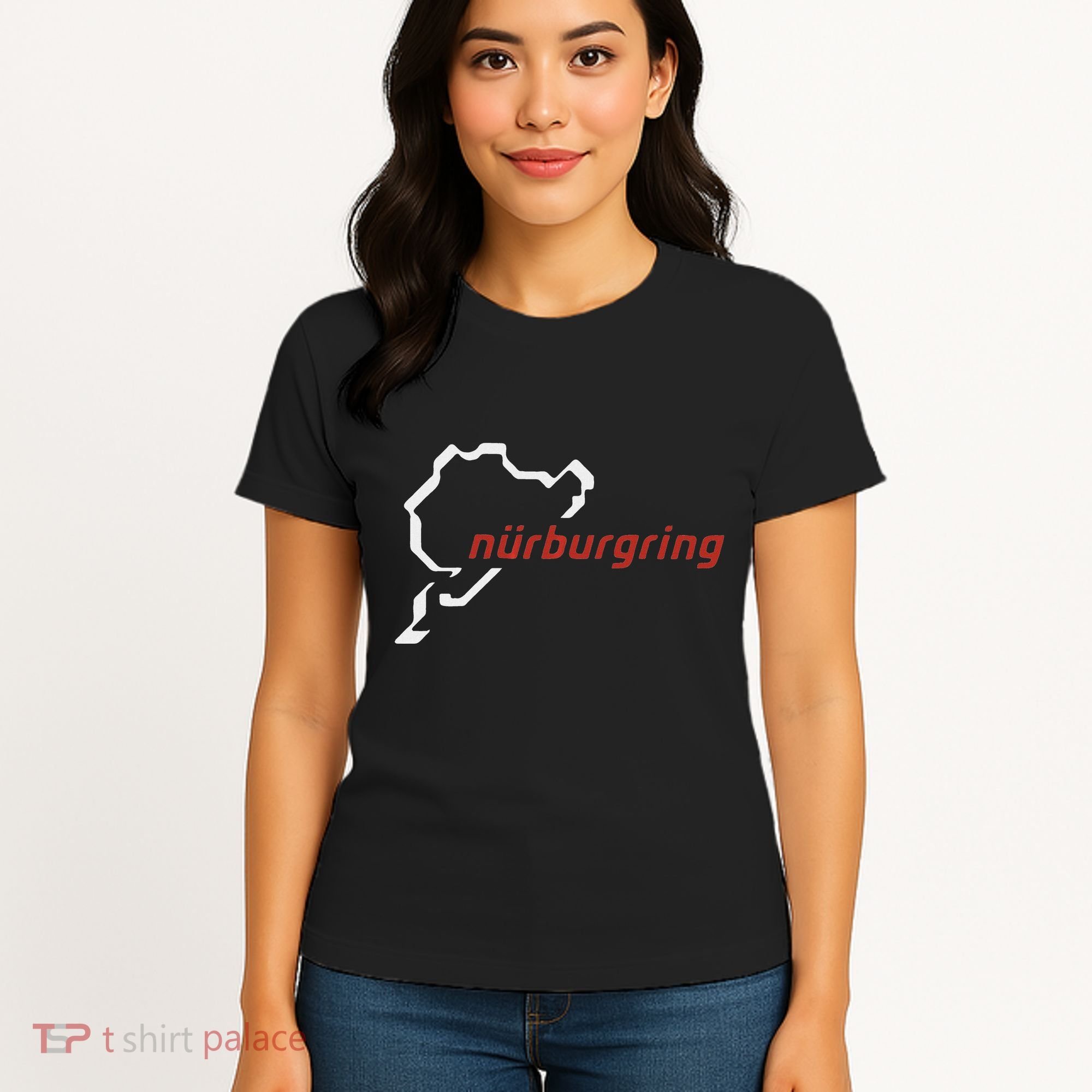 Nurburgring Track Map Graphic Hoody Women's T-Shirt
