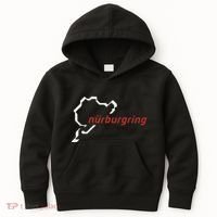 Nurburgring Track Map Graphic Hoody Kids Hoodie thumb 0