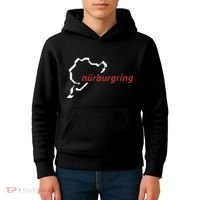 Nurburgring Track Map Graphic Hoody Kids Hoodie thumb 4