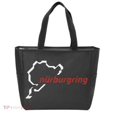 Nurburgring Track Map Graphic Hoody Tote Bag