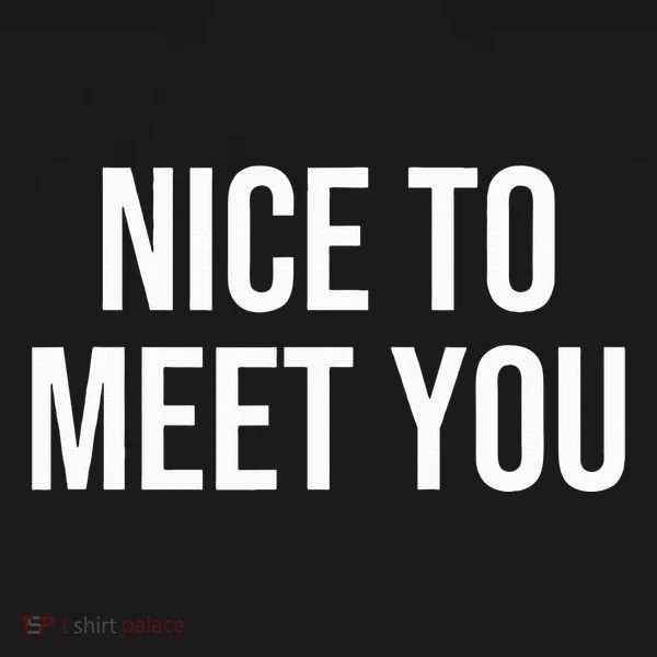 Nice To Meet You Ornament