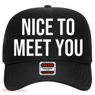 Nice To Meet You Hat