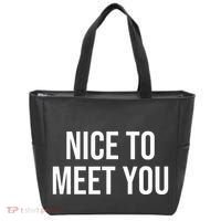 Nice To Meet You Tote Bag thumb 0