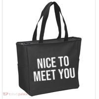 Nice To Meet You Tote Bag thumb 2