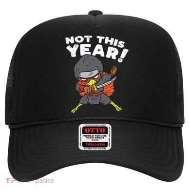 Ninja Turkey Not This Year Thanksgiving Fighter Funny Turkey Hat