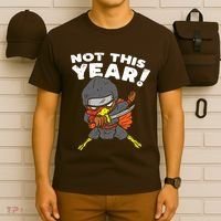 Ninja Turkey Not This Year Thanksgiving Fighter Funny Turkey T-Shirt thumb 6